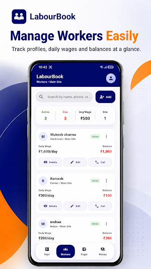 LabourBook – Daily Attendance Screenshot 0