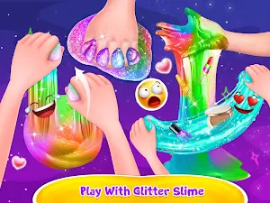 Make-up Slime - Girls Trendy Glitter Slime Screenshot 1