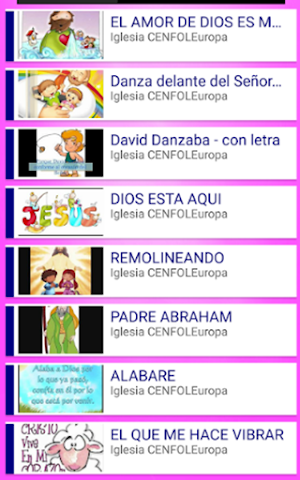 Canciones y videos infantiles Screenshot 1