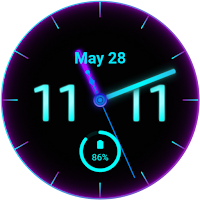 Neon Pulse Anime Watch Face