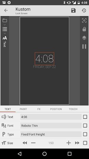 KLCK Kustom Lock Screen Maker Screenshot 1