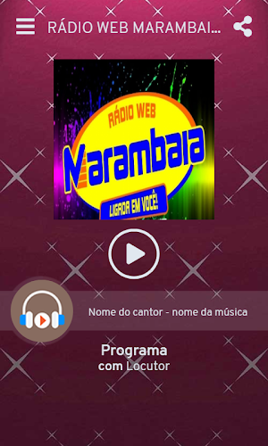 Rádio Web Marambaia Screenshot 1
