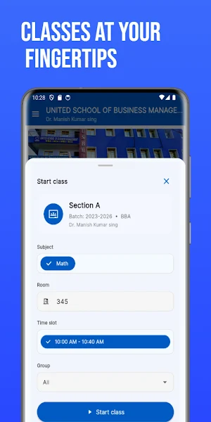 MarkSheet: Teacher App Screenshot 1