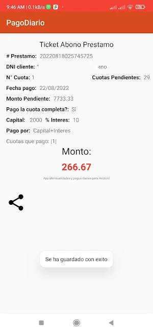 Pago Diario (Préstamos) Screenshot 0