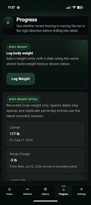 OpenStrength Screenshot 1
