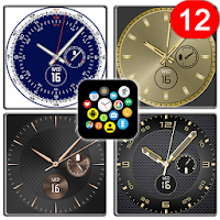 "Fancy" watch face pack 8 for Bubble Clouds