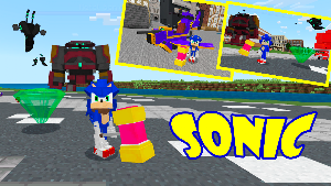 Sonic mod for Minecraft Screenshot 0