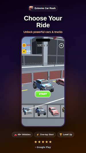 Extreme Car Rush: Racing Game Screenshot 0