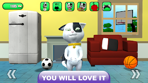 Talking Baby Cat Max Pet Games Screenshot 1