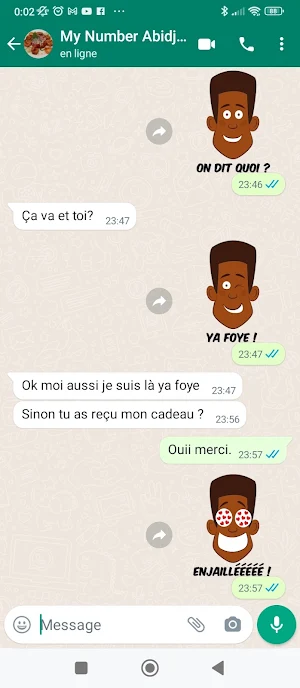 AfriStickers bykacao Screenshot 1