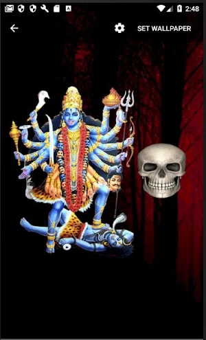 4D Kali Maa Live Wallpaper Screenshot 1