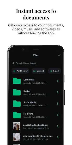 Bucket: Simple Yet Powerful Cloud Storage Screenshot 0