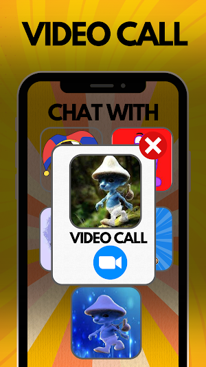 Smurf Cat: Fake Call Prank Screenshot 2
