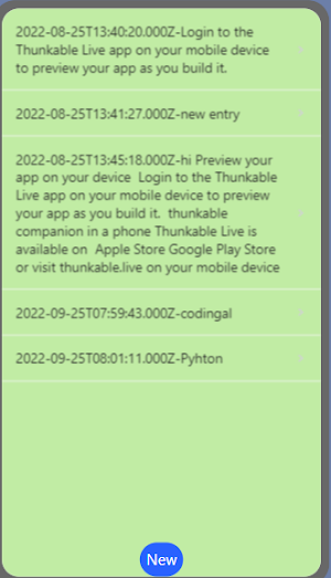 Journal App Screenshot 0