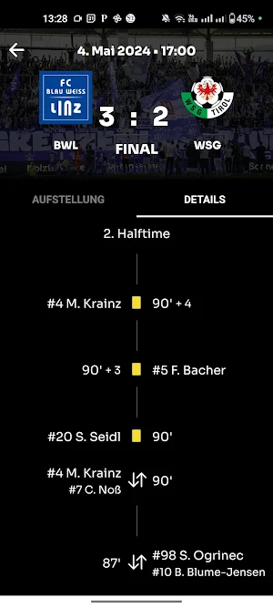 FC Blau-Weiß Linz Screenshot 3