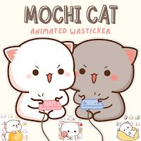 Cute Mochi Kitty WASticker