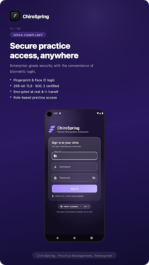 ChiroSpring Desktop - Mobile Screenshot 0