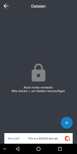 Fotos und Videos verstecken, Datei Tresor, Tarnung Screenshot 3