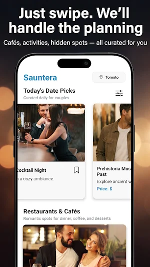 Sauntera: Date Ideas Near You Screenshot 1