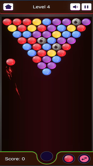 Bubble shooter games Screenshot 1
