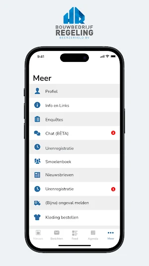 Bouwbedrijf Regeling Screenshot 2