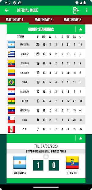 Eliminatorias 2026 Screenshot 0