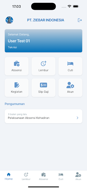 Ziebar System Screenshot 1
