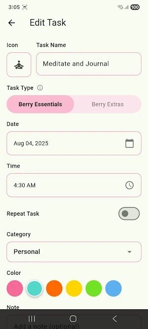 TaskBerry Screenshot 3