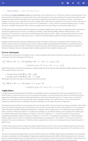 Set theory Screenshot 2