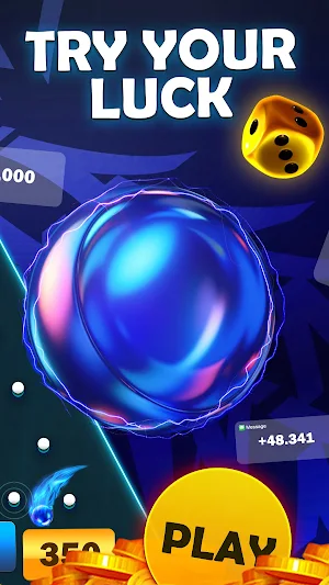 Galaxy Ball Drop Screenshot 2