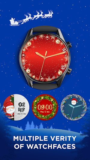 Christmas Theme Watch Face Screenshot 3