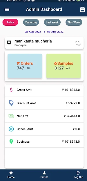 Lucid Dashboard Screenshot 1