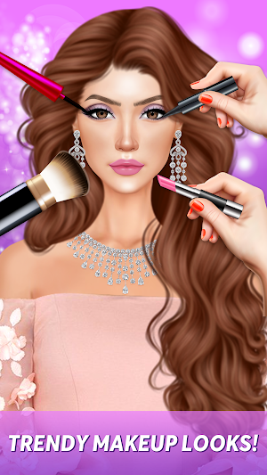 Bridal Makeup Wedding Dress up Screenshot 1