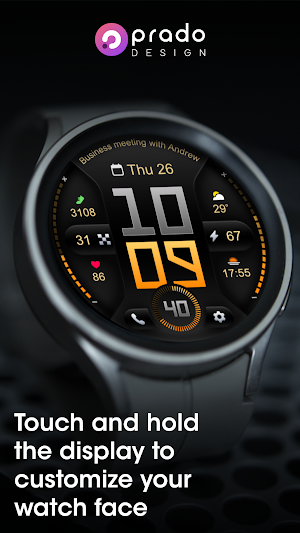 PRADO 76 Digital Watch Face Screenshot 3