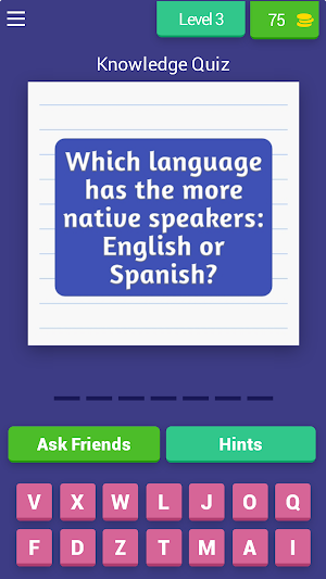 Knowledge Quiz Screenshot 3