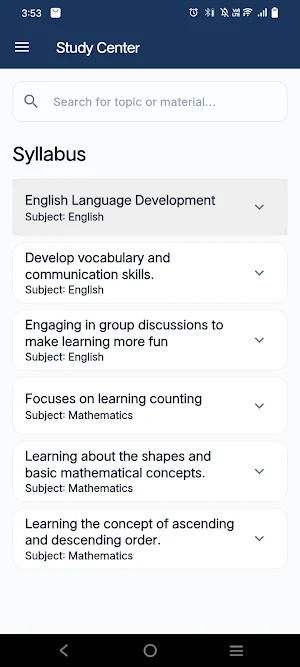 Vision Global Parent App Screenshot 0