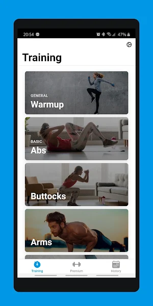 Entrena - Home Workout (Exercises & Routines) Screenshot 0