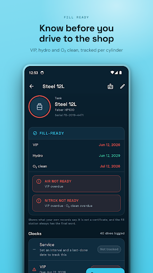 DiveKit: Scuba Gear & Service Screenshot 1