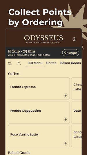 Odysseus Coffee Screenshot 1