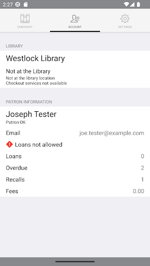 Westlock Municipal Library Screenshot 2