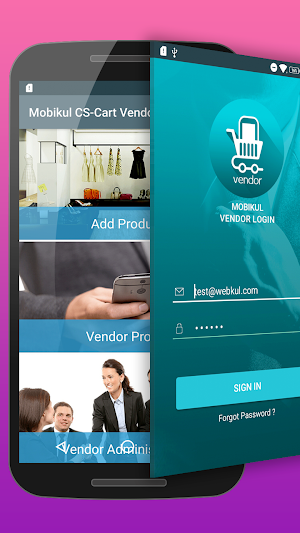 CS-Cart Vendor Mobile App Screenshot 1