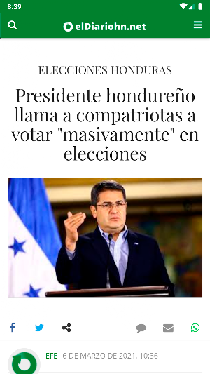 elDiariohn Screenshot 1