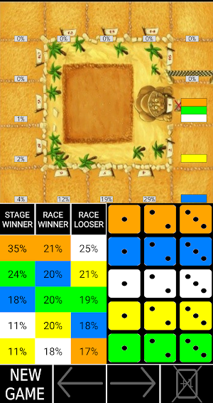 Camel Up Probabilities Tool Screenshot 1