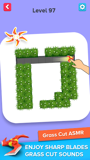 Grass Cut Master Relaxing Game Screenshot 2