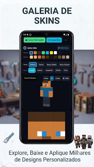 CRIAR SKIN DO MINE Screenshot 2