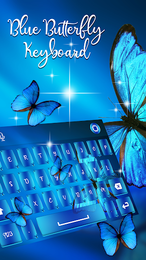 Blue Butterfly Keyboard Screenshot 1