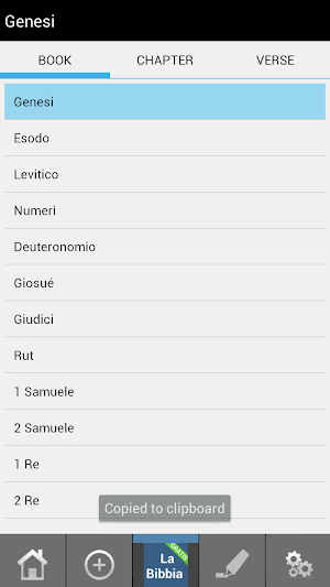La Bibbia - Italian Bible FREE Screenshot 1