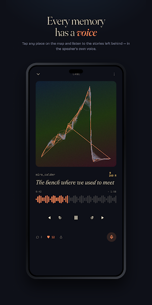 MemoryLane: Voice Map Screenshot 1