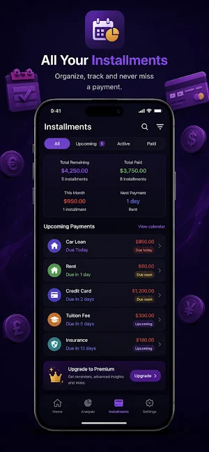 Monthly Pay: Payment Tracker Screenshot 3