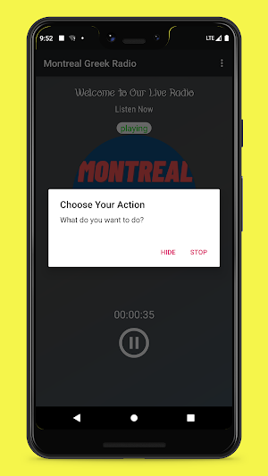 Montreal Greek 98.5 Radio Screenshot 1